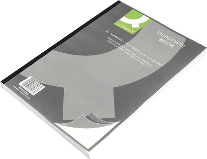 Q-Connect A4 Ruled Feint Duplicate Book