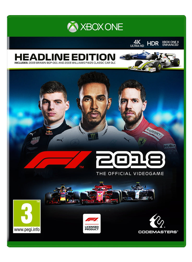 F1 2018 Headline Edition (Xbox One) Xbox One Headline Edition