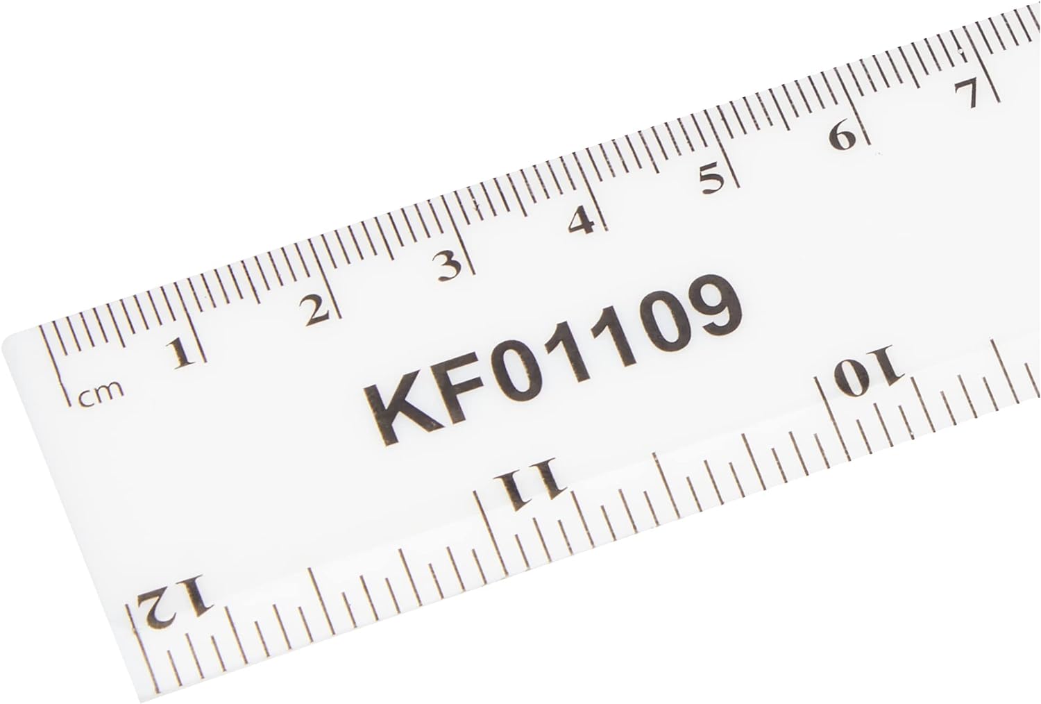 Q-Connect Ruler Shatterproof 300mm White (Inches on one side and cm/mm on the other