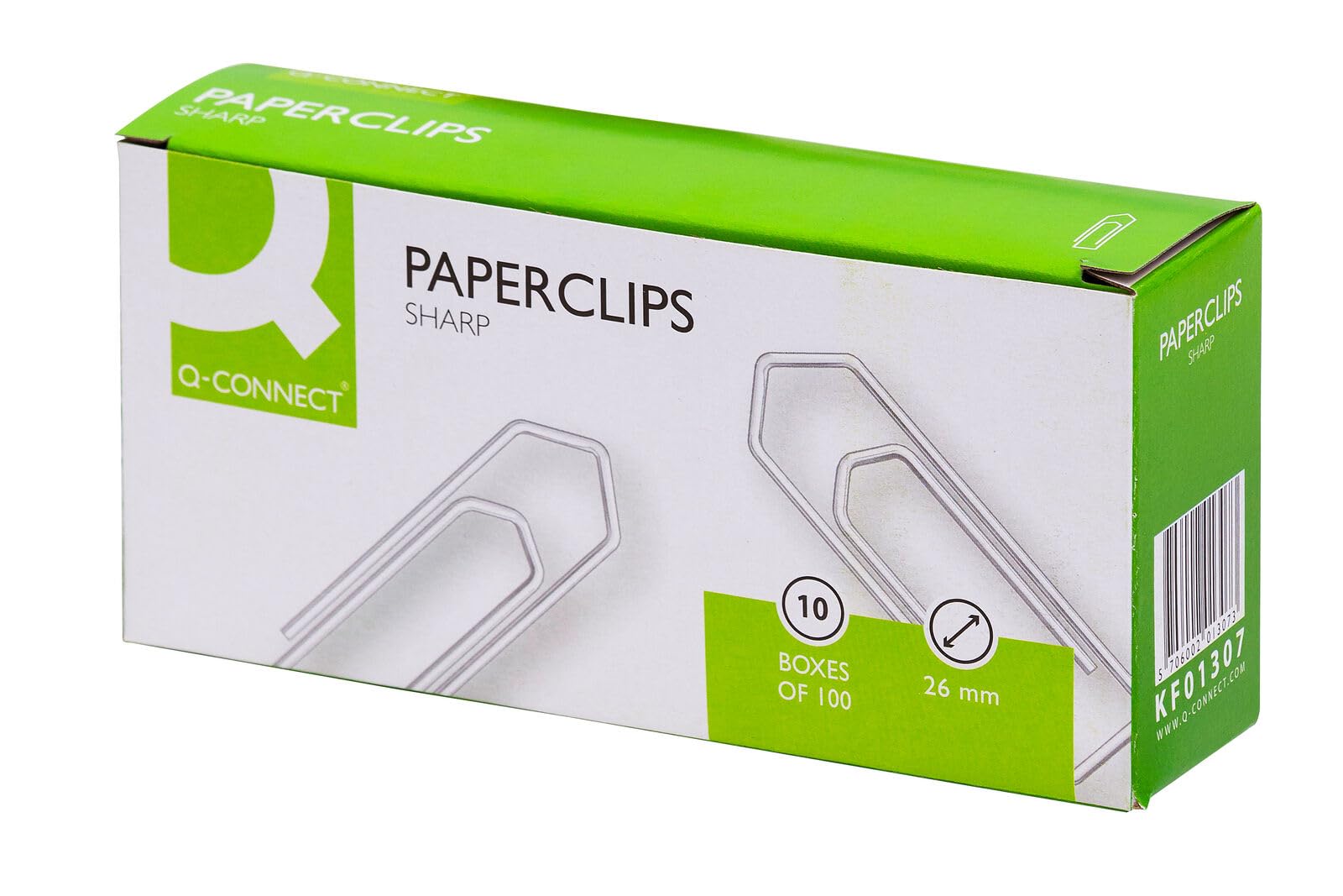Q-Connect No Tear Paperclip, 26 mm KF01307Q