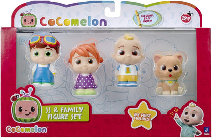 Cocomelon - 4 Figure Pack - JJ & Family