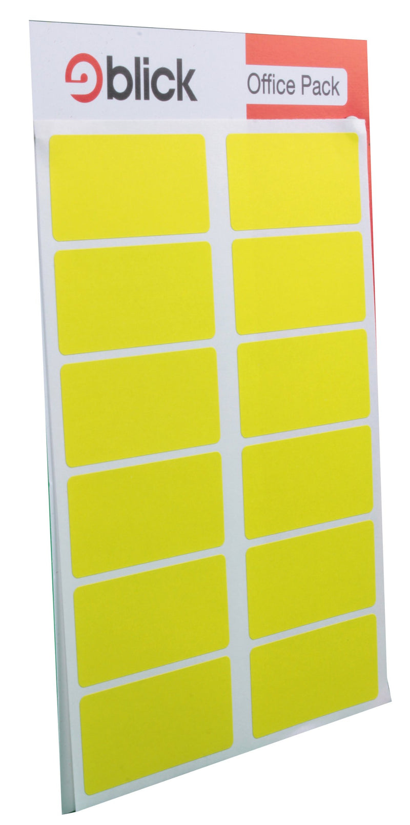 Blick Value Pack Labels (25x50mm) Yellow (320 Labels