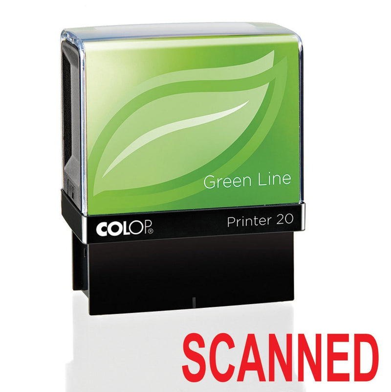 Colop Green Line Scanned Sinking Stamp,38mm x 14mm