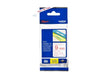Brother TZe-222 Labelling Tape Cassette, 9 mm (W) x 8 m (L), Laminated, Brother Genuine Supplies