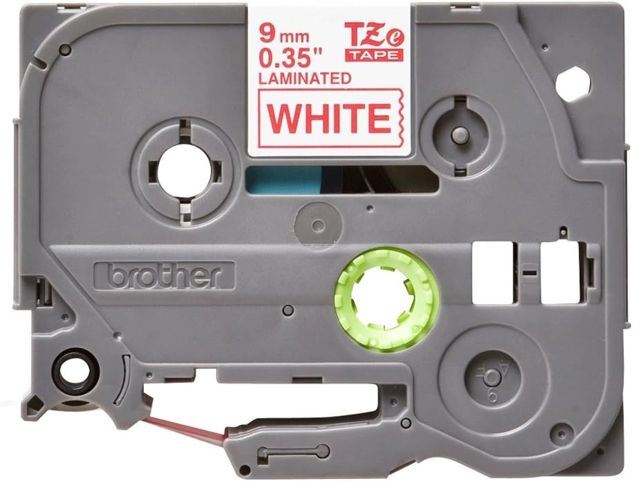 Brother TZe-222 Labelling Tape Cassette, 9 mm (W) x 8 m (L), Laminated, Brother Genuine Supplies