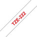 Brother TZe-222 Labelling Tape Cassette, 9 mm (W) x 8 m (L), Laminated, Brother Genuine Supplies