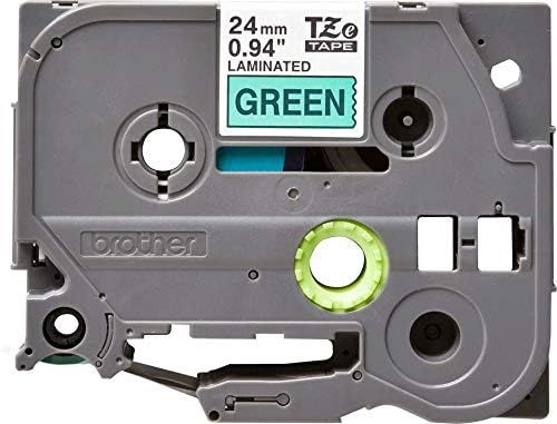 Brother TZe-751 - Black on green - Roll (2.4 cm x 8 m) 1 cassette(s) laminated tape - for Brother PT-D600, P-Touch PT-3600, D800, E550, P750, P900, P950, P-Touch Cube Plus PT-P710