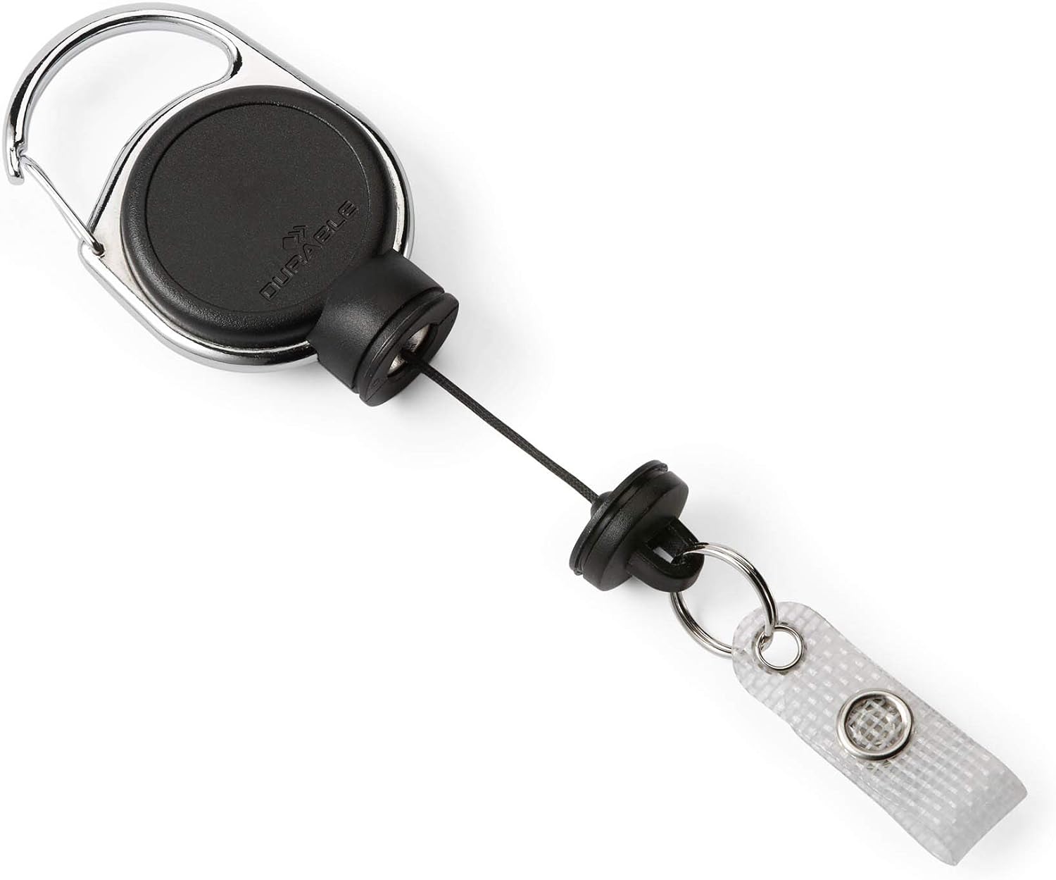 Durable 832910 Badge Reel Extra Strong for Heavy Card Holders or Keys Up to 300 g, 1 Piece