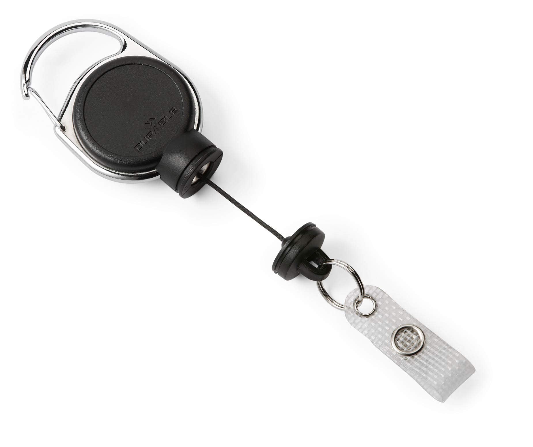 Durable 832910 Badge Reel Extra Strong for Heavy Card Holders or Keys Up to 300 g, 1 Piece