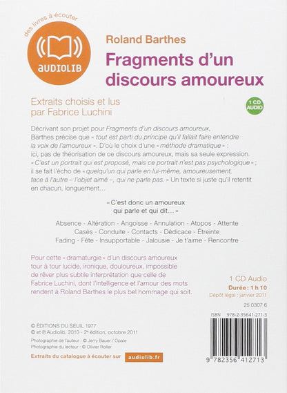 Fragments d'Un Discours Amoureux
