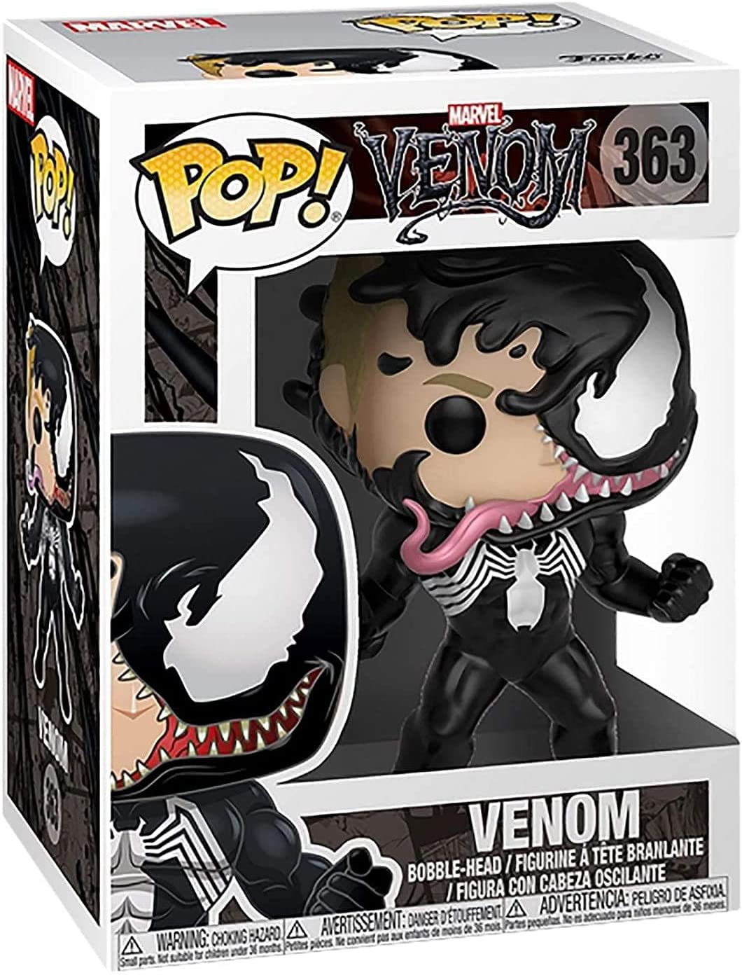 Funko POP! Bobble: Marvel: Marvel Venom: Venom Eddie Brock - Collectable Vinyl Figure - Gift Idea - Official Merchandise - Toys for Kids & Adults - Comic Books Fans - Model Figure for Collectors Stand