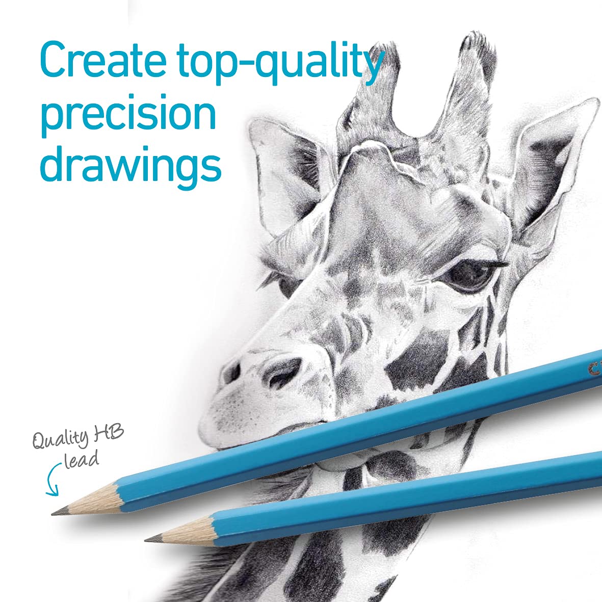 Classmaster GP12HB HB Graphite Pencils — Ideal for Art, Drawing, and Shading (Pack of 36