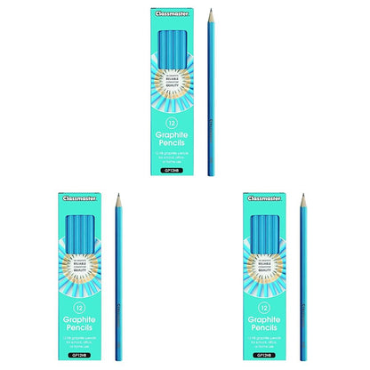 Classmaster GP12HB HB Graphite Pencils — Ideal for Art, Drawing, and Shading (Pack of 36