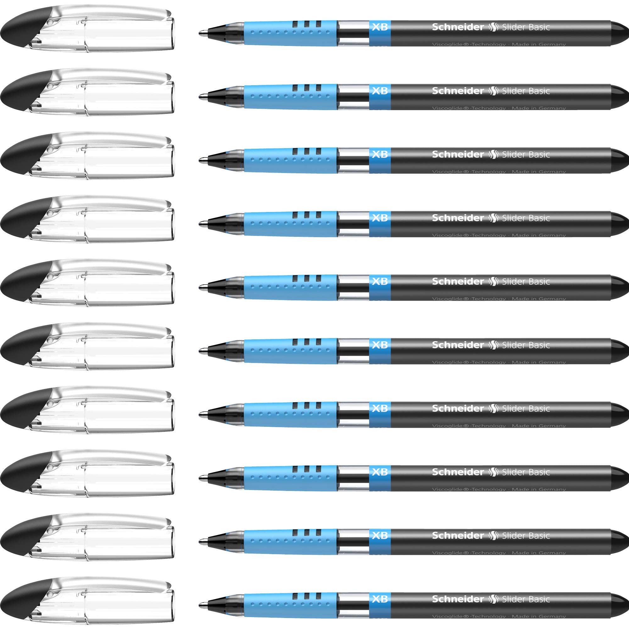 Schneider Slider Basic XB Ballpoint Pen - Black (Box of 10