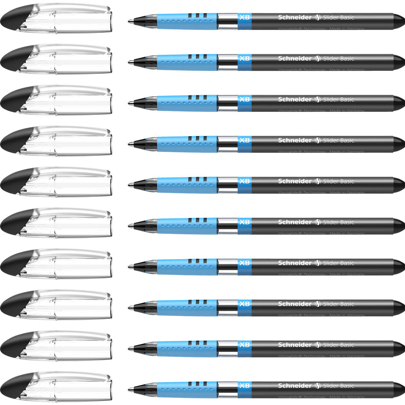 Schneider Slider Basic XB Ballpoint Pen - Black (Box of 10