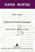 L'Oeuvre de Friedrich Gorenstein