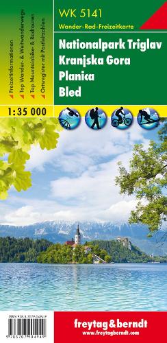 Slovenia WK5141: Triglav National Park - Kranjska Gora-Planica-Bled (Walking Maps) 1:35K (English, French and German Edition