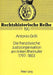 Die Franzoesische Justizorganisation Am Linken Rheinufer 1797-1803