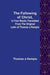 The Following Of Christ, In Four Books Translated from the Original Latin of Thomas a Kempis