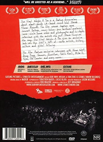 Weighs A Ton : This Is Stones Throw Records
