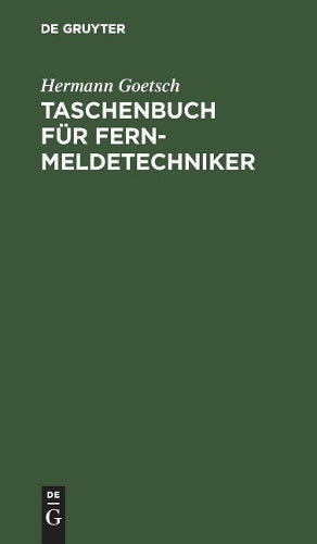 Taschenbuch für Fernmeldetechniker (German Edition
