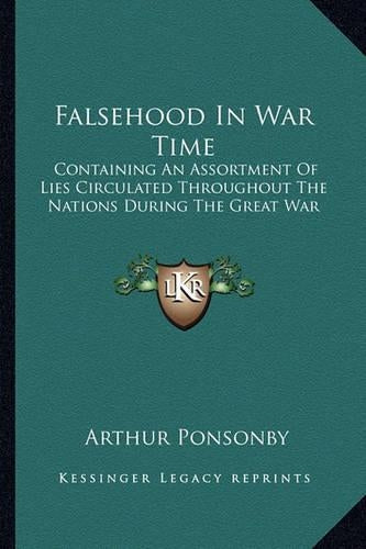 Falsehood In War Time