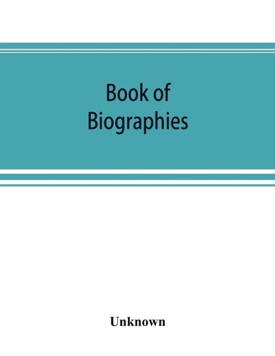 Book of biographies; this volume contains biographical sketches of leading citizens of Bucks County, Penna.