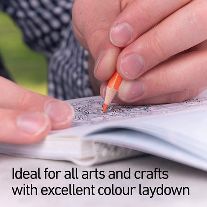 Classmaster Colouring Pencils For Adults & Kids, Coloured Pencils, Long-Lasting Colouring Pencils For Children, Softer Leads For Perfect Colour Laydown, Pre-Sharpened - 144PK