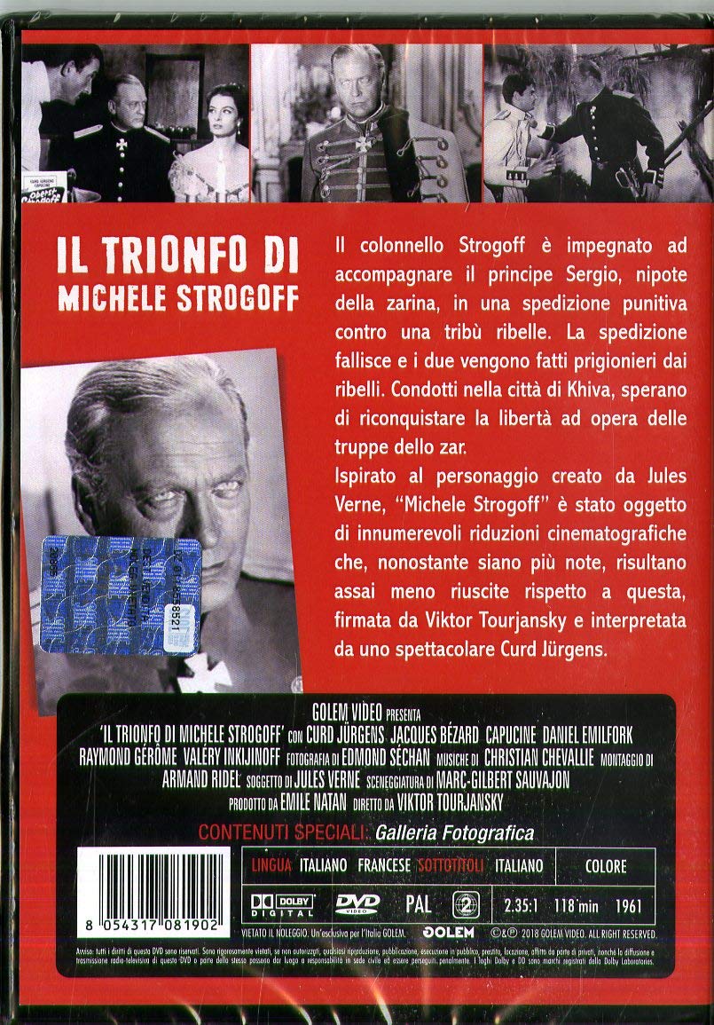 il trionfo di michele strogoff DVD Italian Import