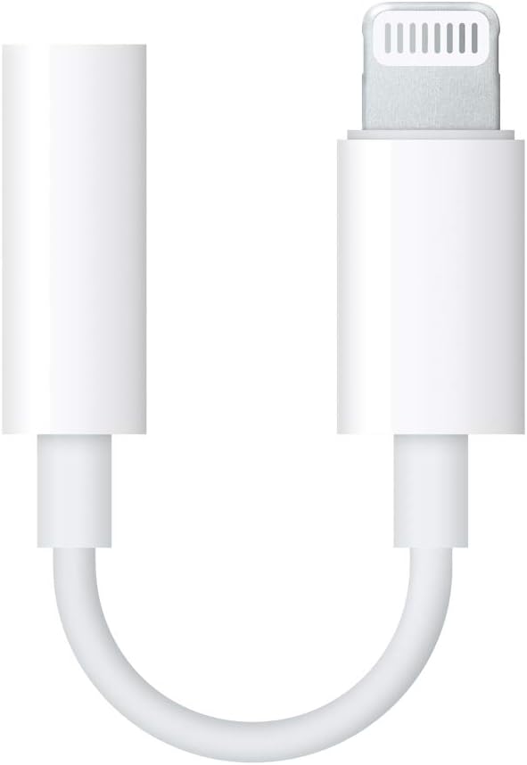 Apple Lightning To 3.5 Mm Headphone Jack Adapter - Lightning To Headphone Jack Adapter - Lightning Male To Mini-Phone St