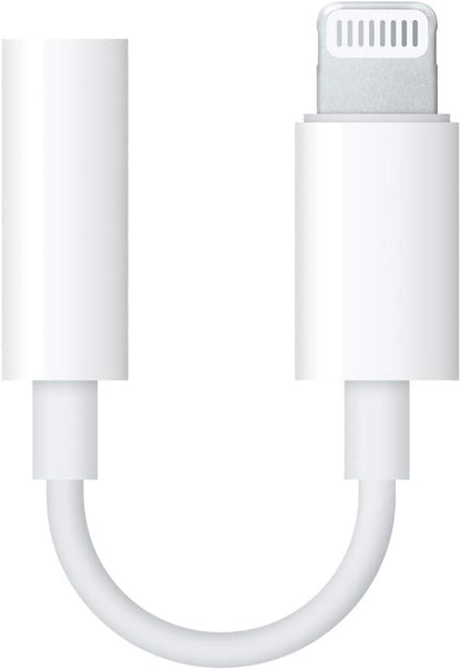 Apple Lightning To 3.5 Mm Headphone Jack Adapter - Lightning To Headphone Jack Adapter - Lightning Male To Mini-Phone St