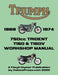 TRIUMPH 750cc T150 & T150V TRIDENT 1968-1974 WORKSHOP MANUAL