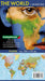 The World Map Flat in a Tube 1:40 000 000