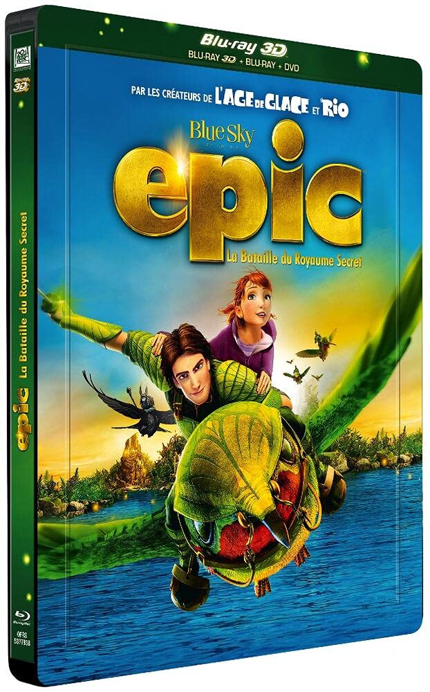 Epic / La bataille du Royaume Secret (Blu-ray 3D + Blu-ray + DVD) (Steelbook with Lenticular Magnet)