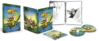 Epic / La bataille du Royaume Secret (Blu-ray 3D + Blu-ray + DVD) (Steelbook with Lenticular Magnet)