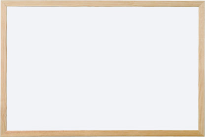 Q-Connect 400x300mm Wooden Frame Whiteboard &BIC Velleda 1721 Whiteboard Pens - Assorted Colours, Pouch of 8