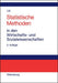Statistische Methoden in den Wirtschafts- und Sozialwissenschaften (German Edition