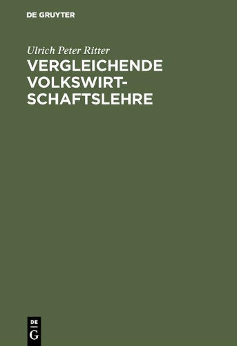 Vergleichende Volkswirtschaftslehre (German Edition