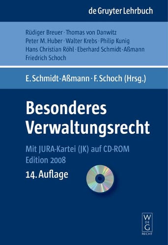 Besonderes Verwaltungsrecht (De Gruyter Lehrbuch) (German Edition