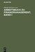 Arbeitsbuch zu Finanzmanagement, Band I (German Edition