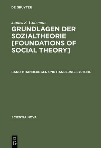 Handlungen und Handlungssysteme (Scientia Nova) (German Edition