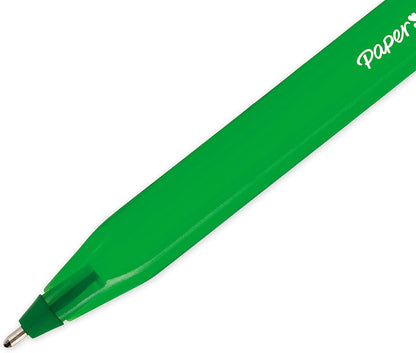 Paper Mate InkJoy 100ST Ballpoint Pens | Medium Point (1.0 mm) | Green | 50 Count