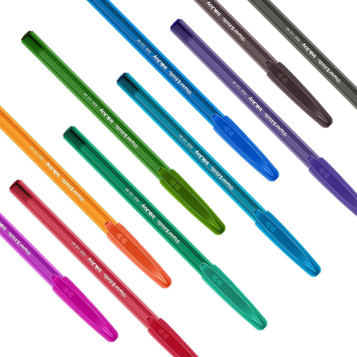 Paper Mate InkJoy 100ST Ballpoint Pens | Medium Point (1.0 mm) | Green | 50 Count