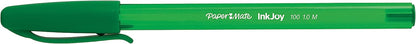 Paper Mate InkJoy 100ST Ballpoint Pens | Medium Point (1.0 mm) | Green | 50 Count