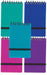Snopake 127 x 76 mm NoteGuard Hardback Notebook – Electra Assorted  Ref: 14324