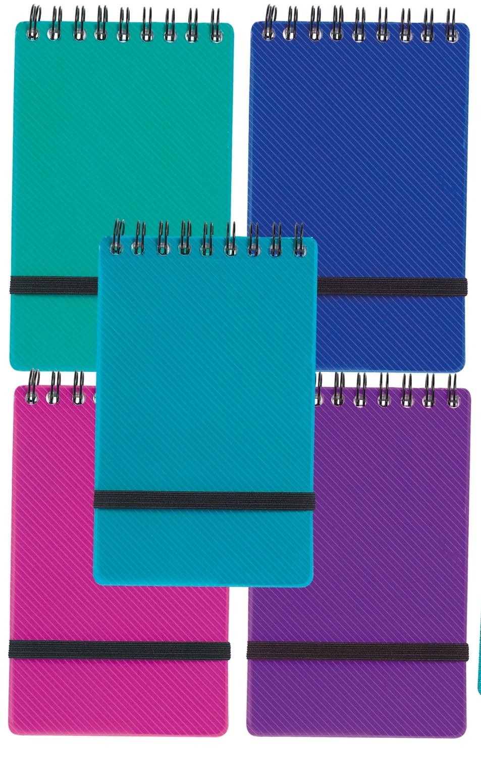 Snopake 127 x 76 mm NoteGuard Hardback Notebook – Electra Assorted  Ref: 14324
