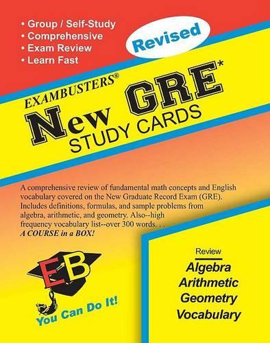 New GRE Study Cards, Revised Edition (Exambuster Series