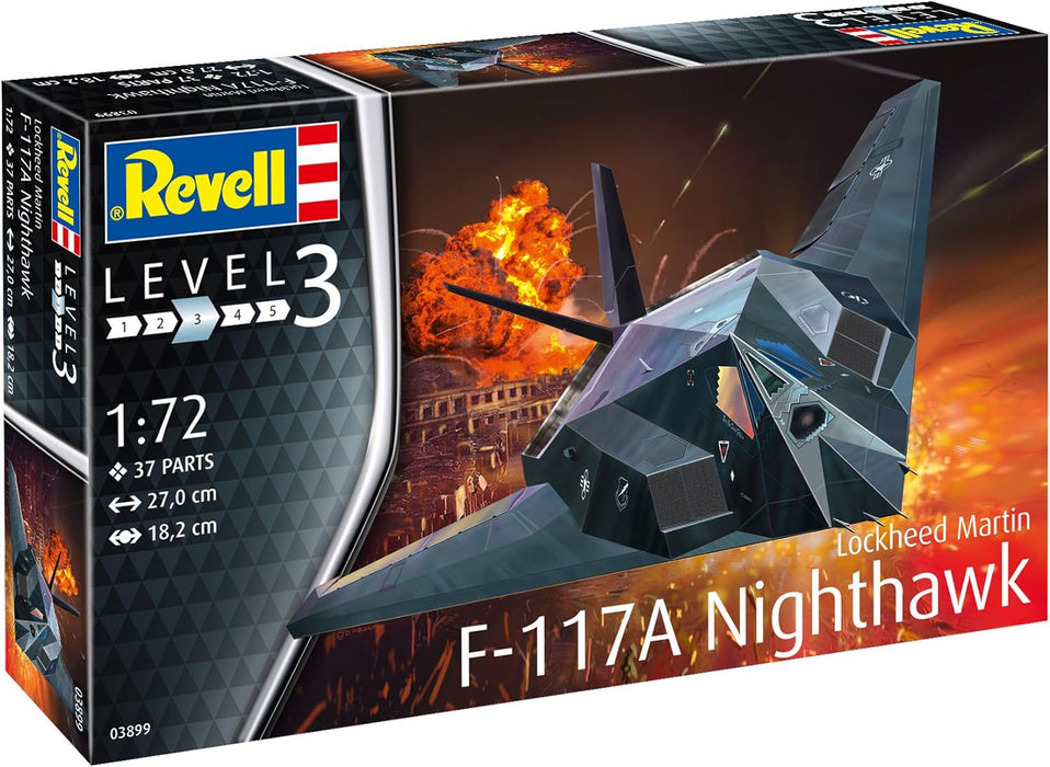 REVELL - Lockheed Martin F-117A Nighthawk Stealth Fighter 1:72 /Toys