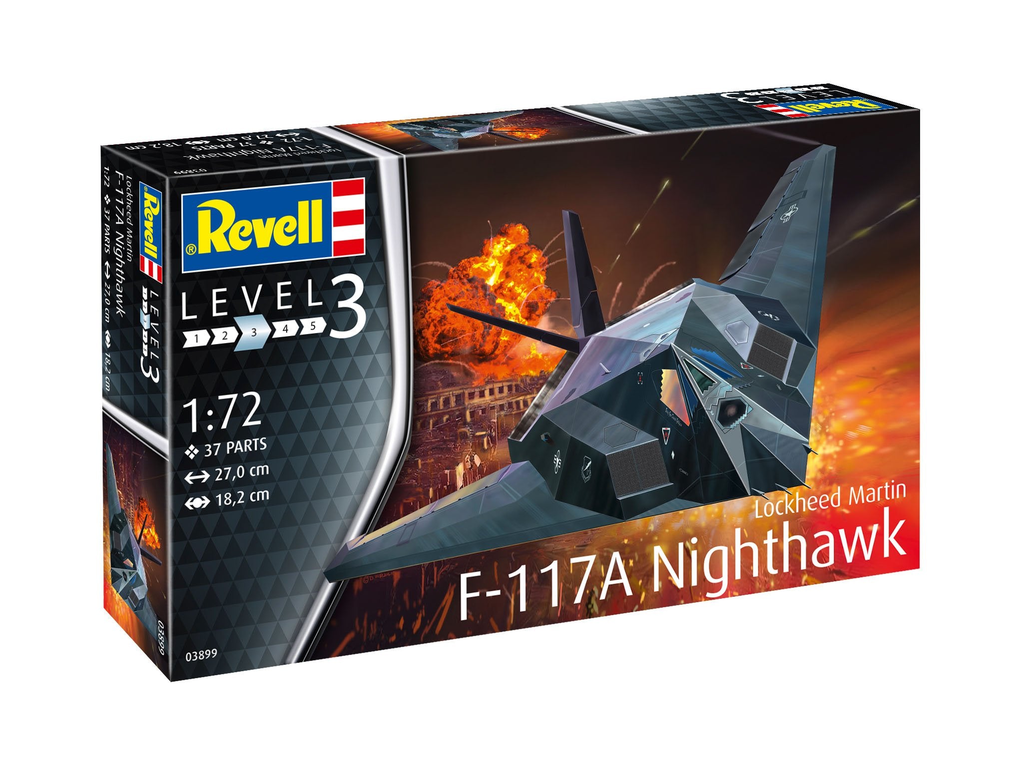 REVELL - Lockheed Martin F-117A Nighthawk Stealth Fighter 1:72 /Toys