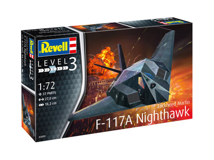 REVELL - Lockheed Martin F-117A Nighthawk Stealth Fighter 1:72 /Toys